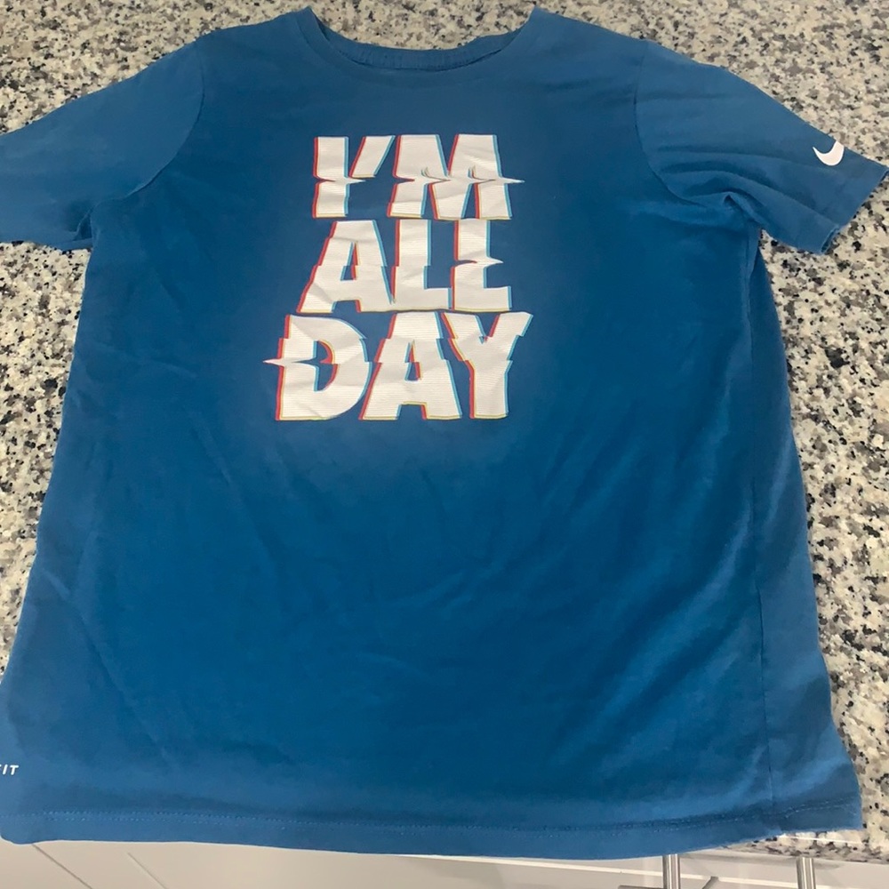 Nike boys size large athletic cut tshirt